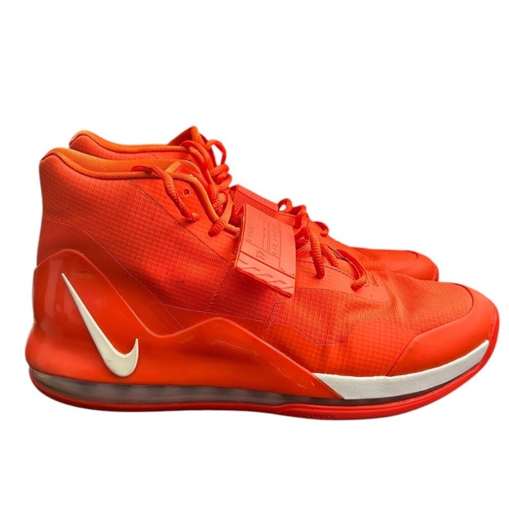 Nike Men Orange Air Force Max Basketball Shoes Size 12